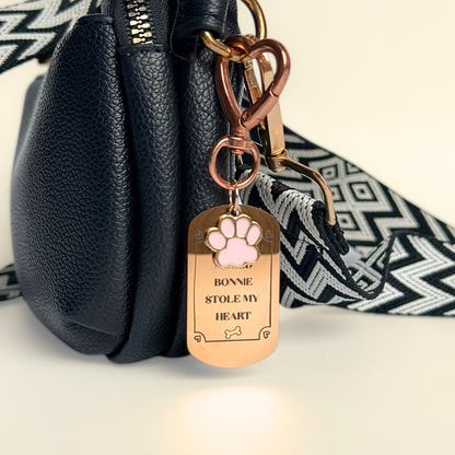 Custom Dog Breed ‘Miniature Schnauzer’ Personalised Owner Engraved Keyring (Copy)