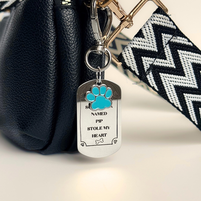 Custom Dog Breed ‘Miniature Schnauzer’ Personalised Owner Engraved Keyring (Copy)