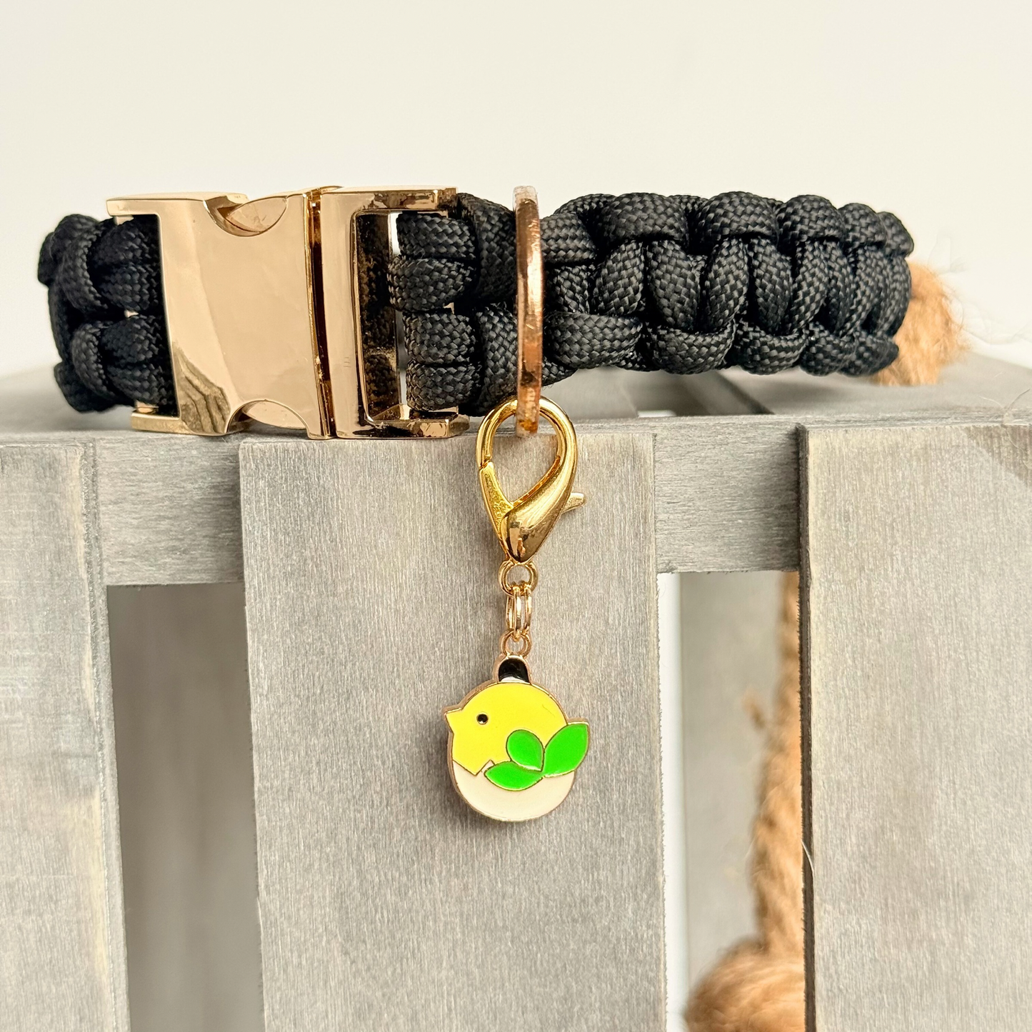 Spring Hatching Chick Easter Themed Dog Collar Charm