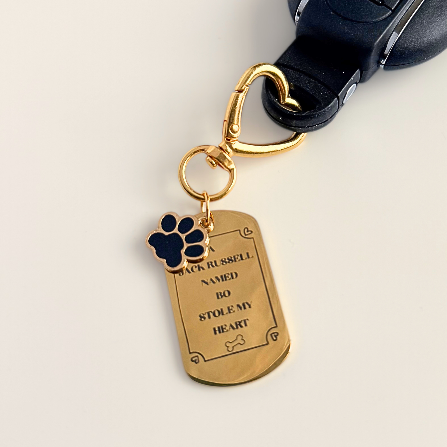 Custom Dog Breed ‘Miniature Schnauzer’ Personalised Owner Engraved Keyring (Copy)